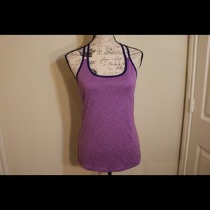 New Champion workout open strap racerback tank top